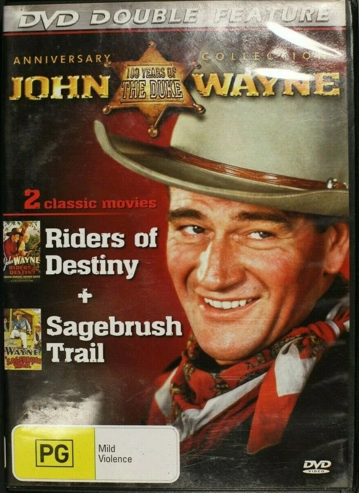 John Wayne Riders of Destiny + Sagebrush Trail - Pre-Owned (Region 0) (D377) - Image 1 of 1