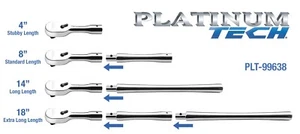 ATD Tools 99638 Platinum Tech 3/8" Drive 3-in-1 Variable Length Ratchet LAST ONE - Foto 1 di 8