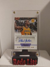 2013-14 Prestige Distinctive Ink Auto #28 Kareem Abdul-Jabbar 10/25 Lakers HOF 