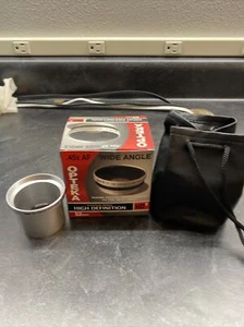OPTEKA .45x AF High Definition II 52mm Wide Angle HD2 Digital Camera Lens EUC - Picture 1 of 8