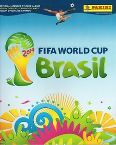SPORTS STICKER ALBUM (2014) FIFA World Cup Brasil Panini W/ Sample Stickers Q - Picture 1 of 2