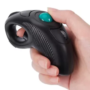 Wireless USB Handheld Finger Trackball Mouse with Laser Pointer - Picture 1 of 9