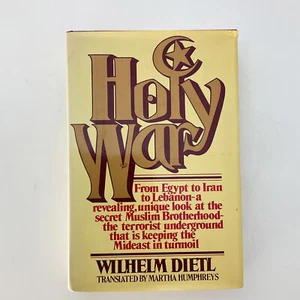 Holy War Heiliger Krieg für Allah Wilhelm Dietl First Edition Hardcover Book - Imagen 1 de 21