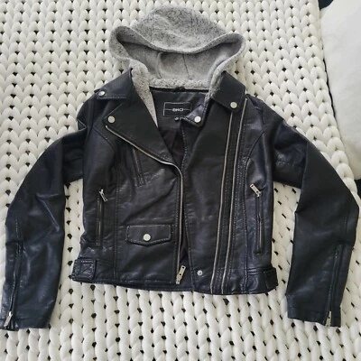 Chaqueta de cuero Blanc Noir para mujer Foto 1 de 4