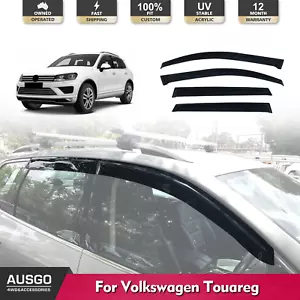 AUSGO Weather Shields for Volkswagen Touareg 2011-2019 Weathershields - Picture 1 of 7