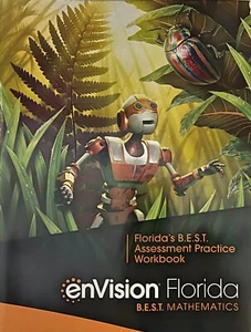 Grade 6 Envision Math Florida B.E.S.T. Assessment Practice Workbook BEST 2023 - Picture 1 of 1