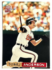 BRADY ANDERSON Baltimore Orioles 1994 Topps Stadium Club Baseball Card #53
