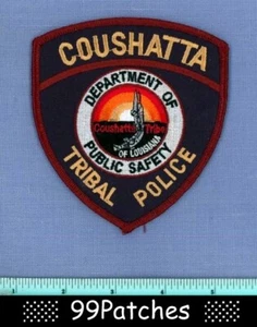COUSHATTA TRIBE DPS PUBLIC SAFETY LOUISIANA Indian Tribal Police Patch FISH 1C - Picture 1 of 1