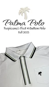 Vintage Polo - white Color , 4 Button. ALL SIZES AVAIL - Picture 1 of 1