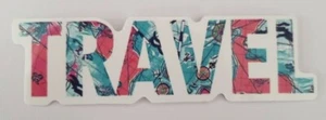 TRAVEL - Sticker - Approx. 3 1/8" x 7/8" Thick N Glossy Material - Picture 1 of 1