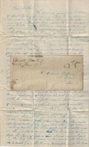 1843 – Letter from a Missionary re Life at the Oneida Duck Creek Reservation - Picture 1 of 1