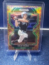 2022 Panini Prizm Draft Picks #PDP21 Cole Young Snake Skin Prizm 18/25