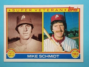 1983 Topps Super Veteran Mike Schmidt Philadelphia Phillies #301 ⚾ - Picture 1 of 2