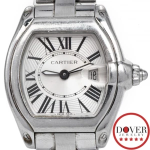 Cartier Roadster 2675 Steel 31mm Ladies Quartz Watch 88.0 Grams $3595 NR - Picture 1 of 7