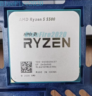 AMD Ryzen 5 5500 6Core Socket AM4 CPU Twelve-Thread 3.6GHz Processor 65W R5 5500 - Image 1 of 4