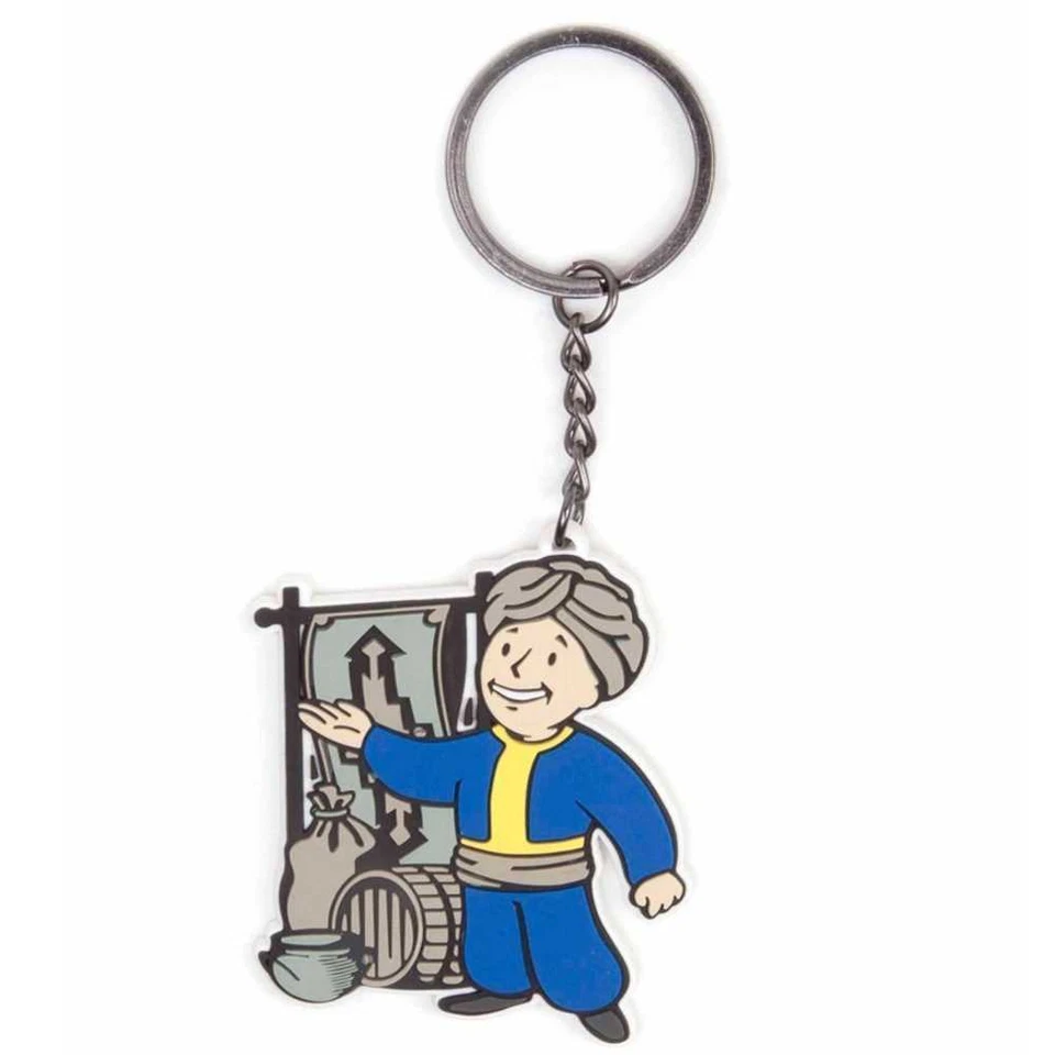 Fallout 4 Händler Schlüsselanhänger Keychain inkl. Kette + Ring, NEU&OVP - Bild 1 von 1