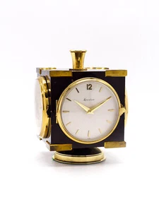 Remembrance Table Clock with 8 days movement and weather station - Picture 1 of 8