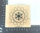 Snowflake Christmas Holiday Celebrate The Season Rubber Stamp Stampin Up Unused