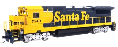 Walthers HO Scale ~ Santa Fe ATSF ~ Dash 8-40B #7449 ~ DC/DCC Sound ~ 910-19568 - Image 1 of 4