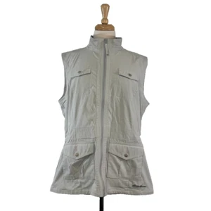 Eddie Bauer Travex Vest Gray NWT XL Zip Up - Picture 1 of 10