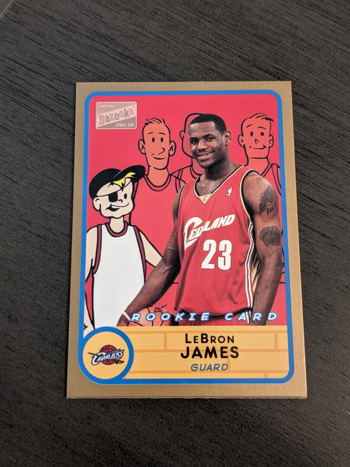 2003-04 Topps Bazooka Gold Lebron James RC #276 Cavs - Centered/Great condition