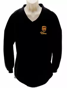 Dale Jarrett Racing #88 UPS Men's Sz M Pullover Jacket Black Embroidered Yates - Picture 1 of 12