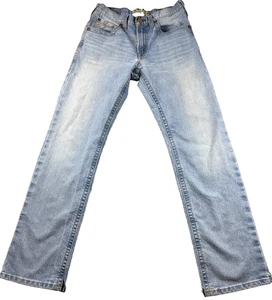 Ariat M1 Vintage Straight Leg Jeans 30x32 Light Wash Western Distressed - Picture 1 of 9