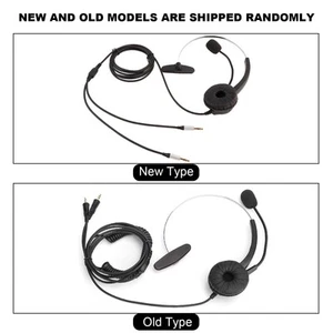 Call Center Headset With Mic Hands-free Noise Cancelling Monaural Earpiece SAL - Bild 1 von 10