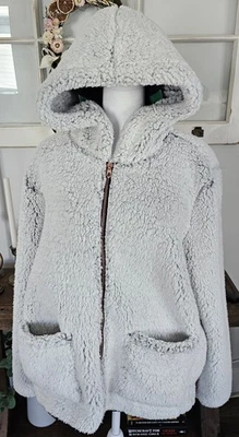 Volcom Womens Fleece Full Zip Hoodie with Pockets Sz M(8) Excellent Condition - Image 1 of 4