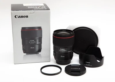Canon EF 35mm 35 f/1.4 f/1.4L f1.4L f1.4 L II 2 USM - Sharp & Fast! USA Model - Image 1 of 4