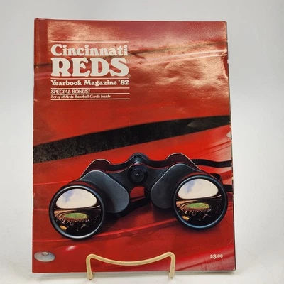 Cincinnati Reds 1982 Yearbook Program Official MLB VTG Magazine Cards Included - Image 1 of 4