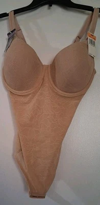 Prendas moldeadoras Bali para mujer talla 34DD cuerpo ultra ligero estilo DF6552 beige  Foto 1 de 3