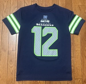 Seattle Seahawks Fan #12 NFL lizenziertes Football Trikot Jugend Größe M 10-12 - Bild 1 von 5