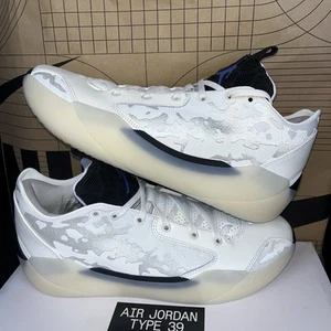 NUOVE Nike Air Jordan XXXIX 39 Heritage Sail nere blu NBY FQ0213-104 taglia 10 - Foto 1 di 6
