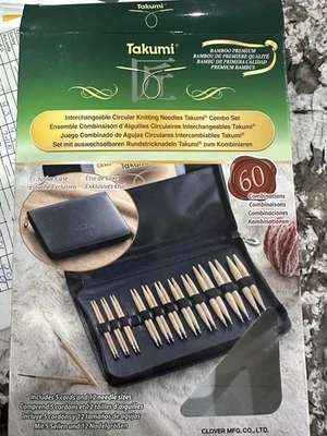 Clover Takumi Combo - Interchangeable Circular Knitting Needles Set - Image 1 of 2
