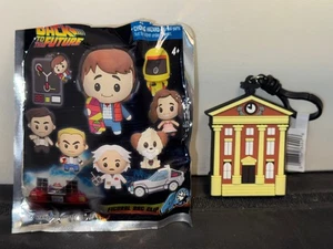 Monogram 40th Anniversary Back To The Future Clock Tower Chase Bag Clip Keychain - Picture 1 of 1