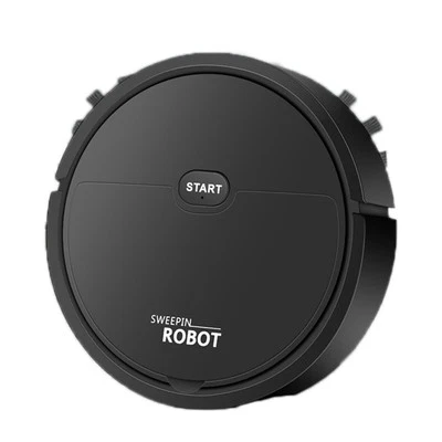 (Schwarz)Roboterstaubsauger USB Smart 3 In 1 Saug- Kehr- Und Wischfunktion E - Bild 1 von 4