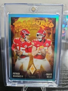 2024 Phoenix/Treasured Tandem Patrick Mahomes II/Travis Kelce Teal/40/SSP - Foto 1 di 5