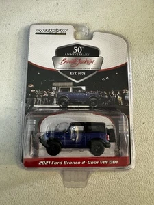 1:64 Greenlight 2021 Ford Bronco VIN 001 50th Anniversary Barret Jackson - Bild 1 von 2