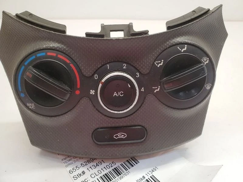 Hyundai Accent 2012-2014 aire acondicionado calefacción control de temperatura manual acabado opaco OEM Foto 1 de 4
