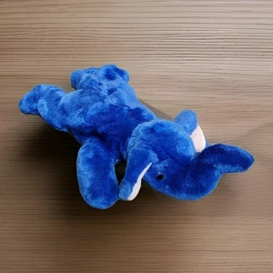 1996 TY Beanie Buddies dunkelblau Peanuts Elefant 12 Zoll - Bild 1 von 9