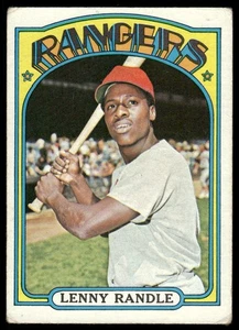 1972 Topps #737 Lenny Randle Rookie Texas Rangers Very Good 54121 - Picture 1 of 2