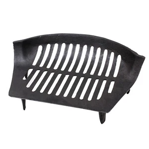 JVL Chiltern Fireside Accessory Log Coal Fire Grate, Black - Picture 1 of 15