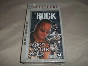 WWF The Rock Know Your Role Attitude Collection New Wrestling VHS Tape - Picture 1 of 2
