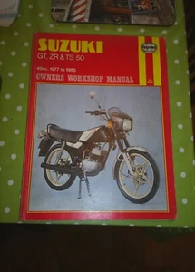 HAYNES SUZUKI GT ZR & TS50 49CC 1977 1985 OWNERS MANUAL Nos 799 Jeremy Churchill - Picture 1 of 3