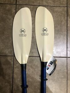 Werner White Paddles 2pc paddle, 220 cm - Brand New Never Used (Tag Attached)
