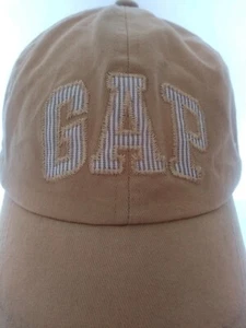 GAP tan beige dad hat cap Excellent Used Condition one size buckle back hbx18 - Picture 1 of 9