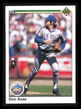Don Aase 1990 Upper Deck #131b  New York Mets