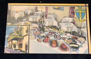 Hollywood, ristorante CA Bit of Sweden, cartolina anni '40 - Foto 1 di 4