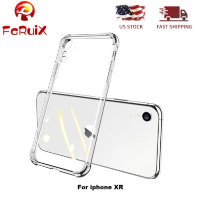 Тонкий термополиуретановый защитный чехол с усиленными углами для iPhone XR - Изображение 1 из 4